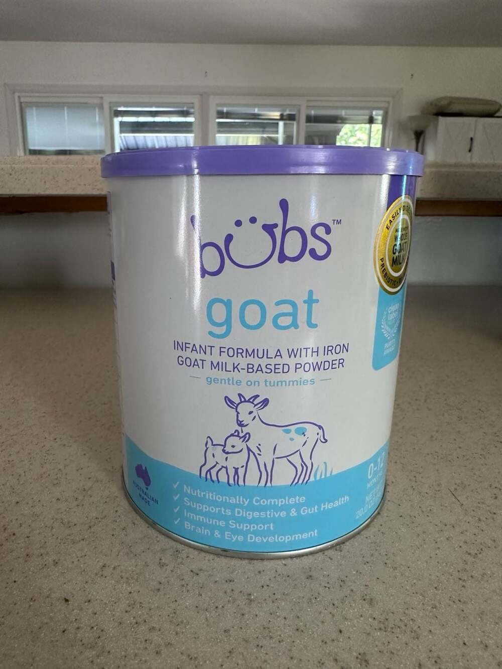 Bubs Grass Fed Toddler Nutritional Drink Canister - 12-36 Months - 20oz: Non-GMO